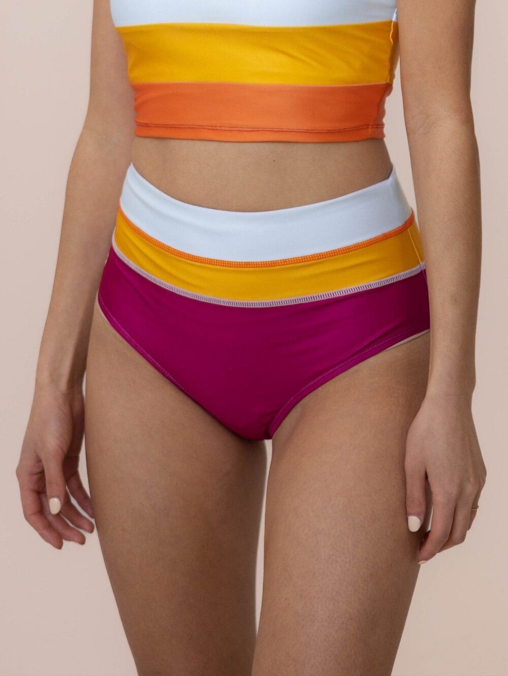 Nani Swimwear Berry Colorblock Bottom
